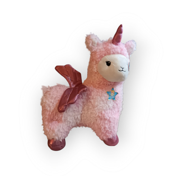 FAO Schwarz Glow Bright Plush light up musical llamacorn - Picture 6 of 6